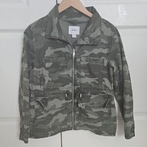Old Navy Green Camouflage Jacket